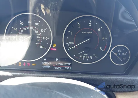 2016 BMW 328D xDrive из США, поврежденный, VIN WBA8F1C51GK438715